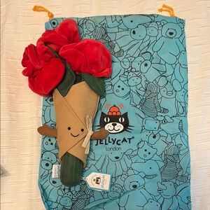 Jellycat Red Rose Bouquet Plush